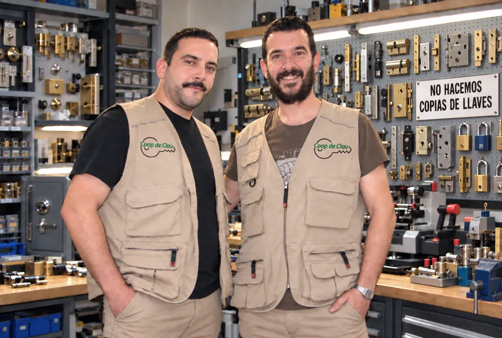 Francesc y Joan, los cerrajeros de Coop de Clau